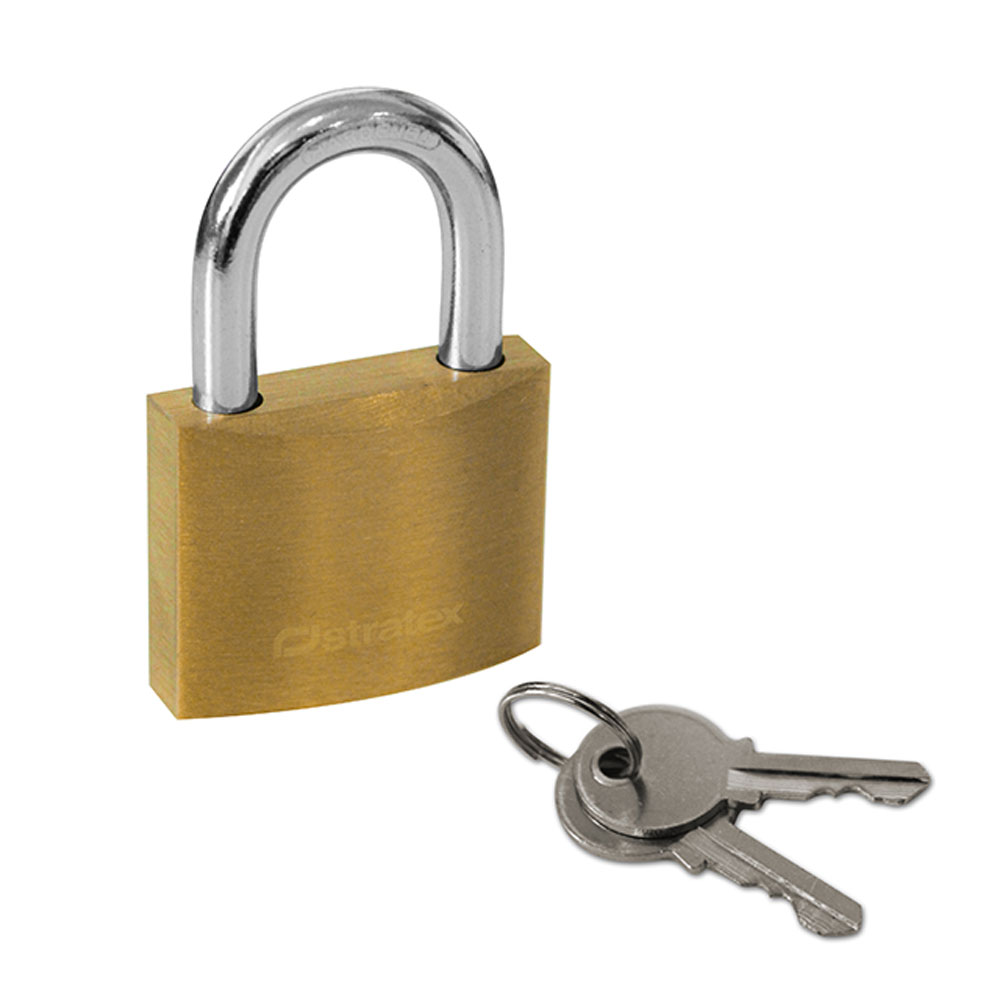Solid Brass Padlock 40mm Stratex Solid Brass Padlock 40mm Stratex