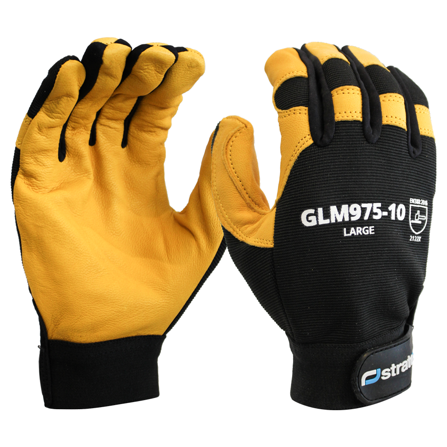 Black Shield Nitrile Heavy Duty Gloves Large (Box of 100) Stratex