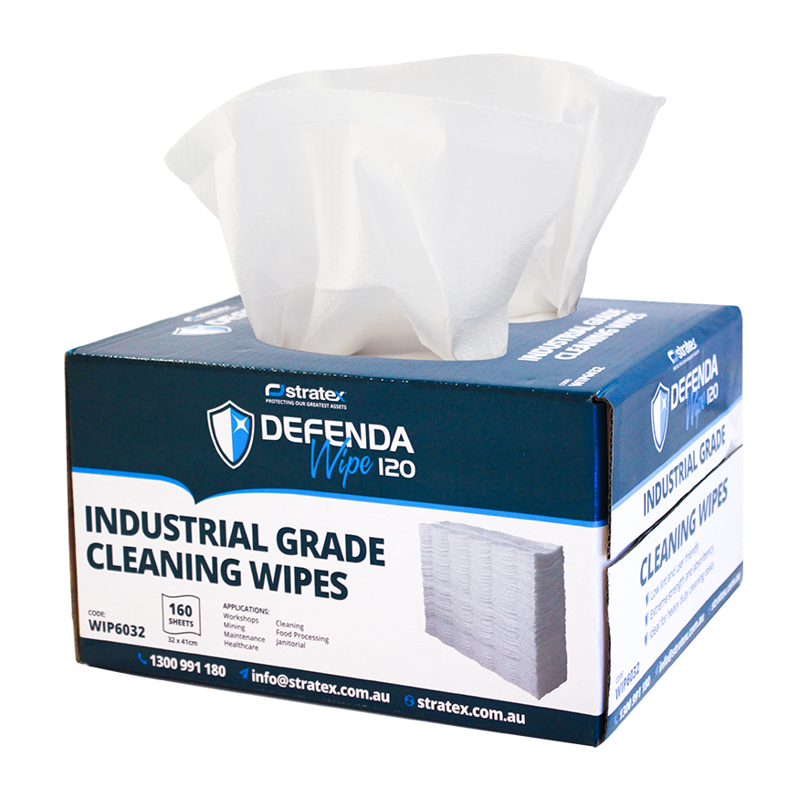 DefendaWipe 120 Disposable Cleaning Wipes Stratex