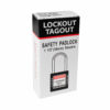 Lockout Safety Padlock (38mm) - Orange - Image 2