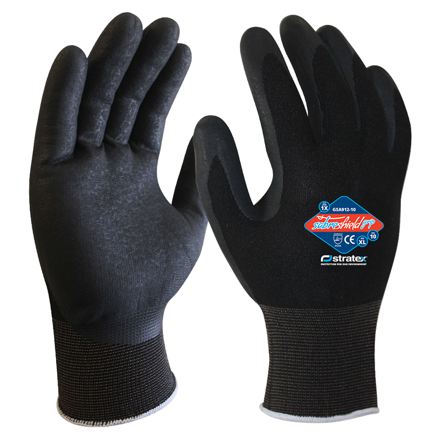 Sabreshield Grip Safety Gloves - Large (Pair) | Stratex